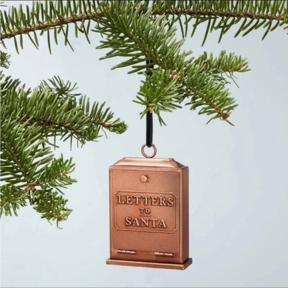 Mini Letters to Santa Vintage Mailbox Christmas Tree Ornament - Hearth & Hand